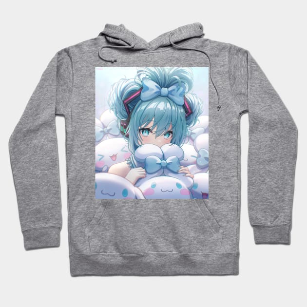 cinnamon roll miku Hoodie by SUONIKO